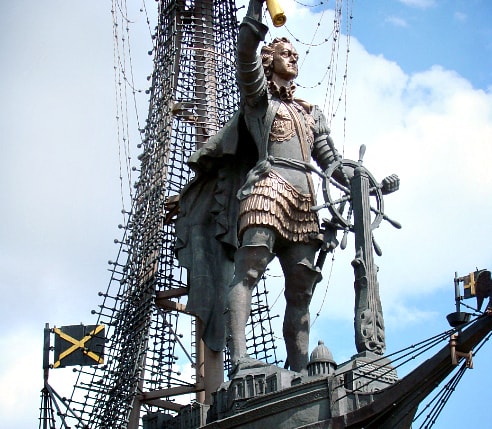 Peter Monument in Moscow