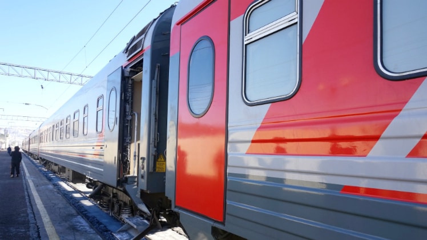 Regular Russian RZHD Train