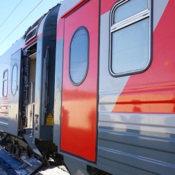 Regular Russian RZHD Train